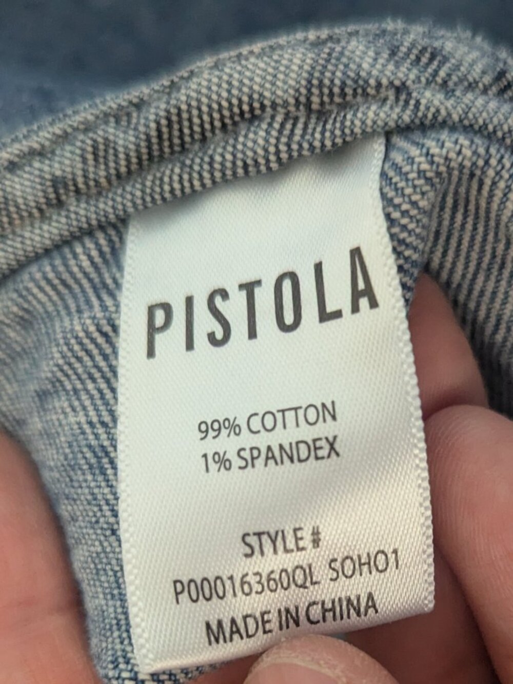 Pistola Blair High Rise Seamed Barrel Jeans Soho 32 Versatile Cotton Denim - Picture 6 of 14